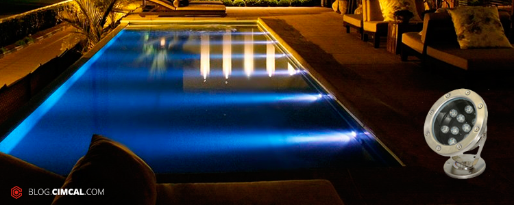 iluminação para piscinas Portátil